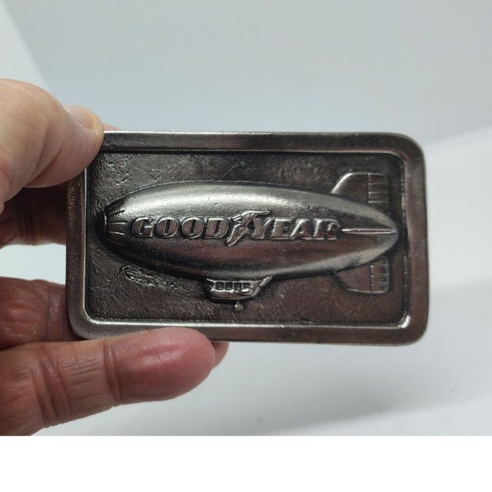 Good Year Blimp Vintage Belt Buckle American Belt Buck Co Chicago